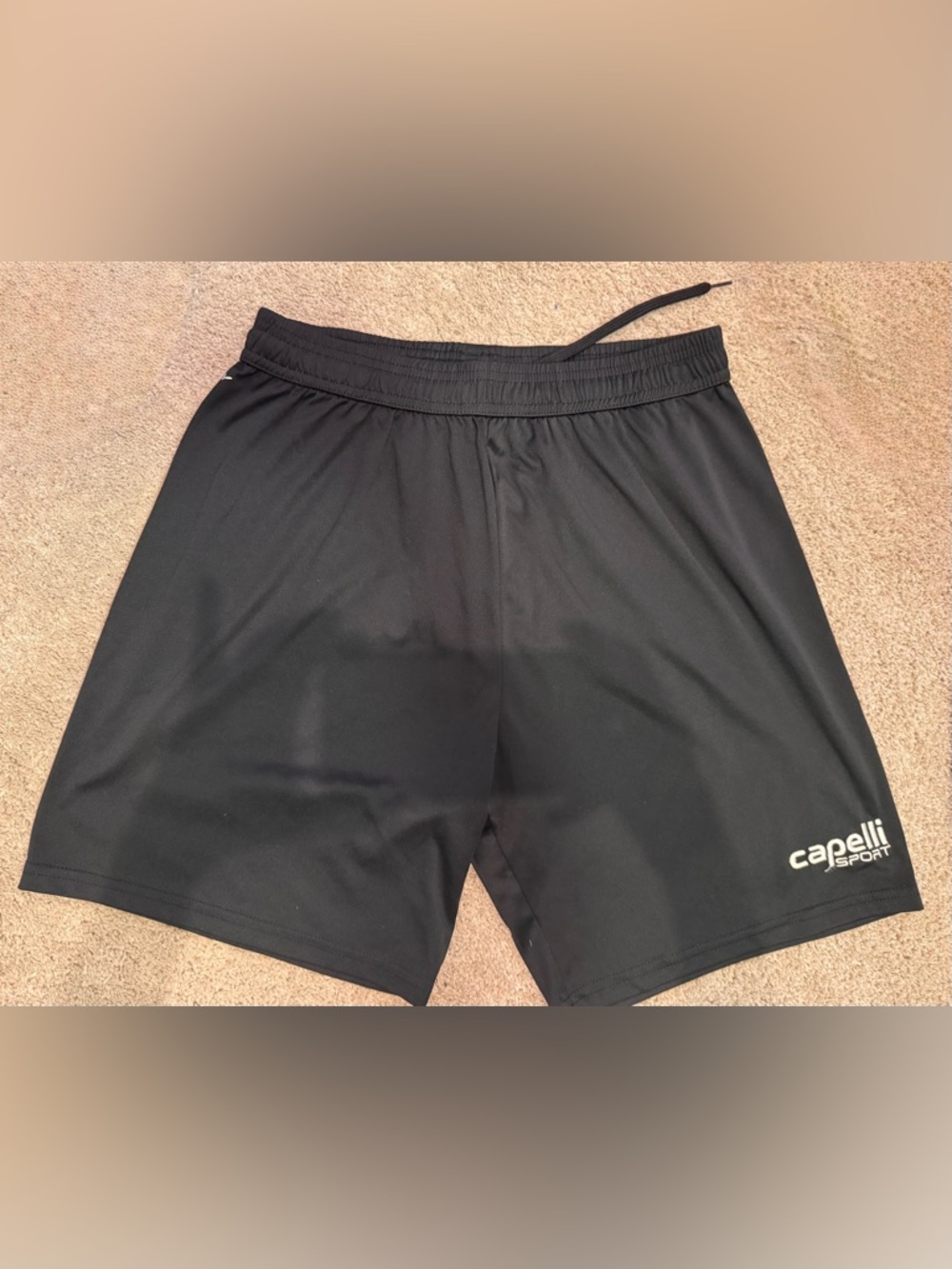 Capelli Sport youth XL 18-20 black soccer shorts like new.
